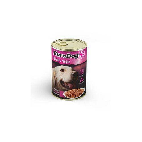 Eurodog Köpek Konservesi Biftekli 415gr