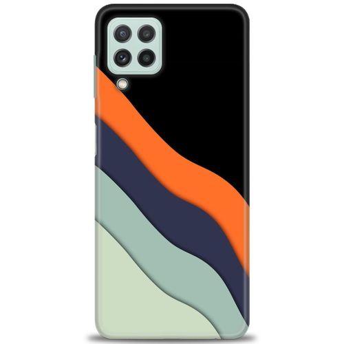 Samsung Galaxy M32 Kılıf HD Baskılı Kılıf - Siyah + Tam Ekran Koruyucu