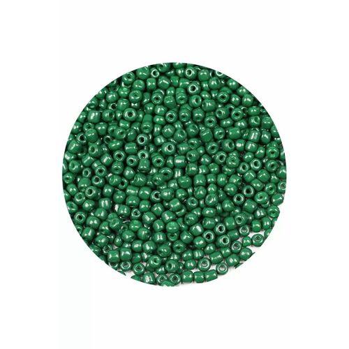Koyu Yeşil Renk 4 mm Yaklaşık 220 adet/20 gram Cam Boncuk Oya Yazma Bileklik ve Kolye
