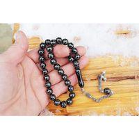 Oltu Taşı  Küre Çember Yön İşlemeli Tespih