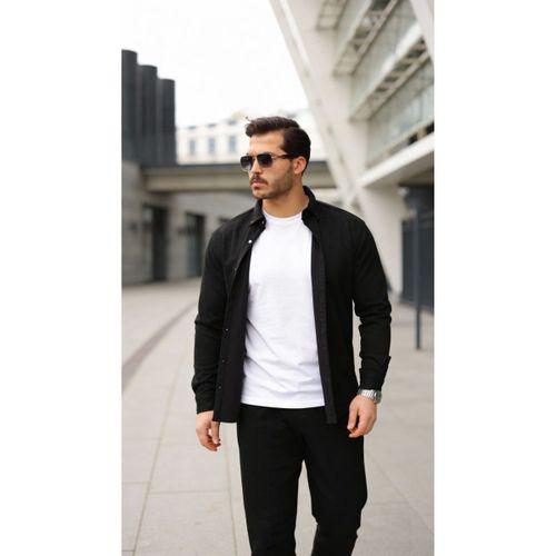 Erkek Uzun Kollu Süet Gömlek