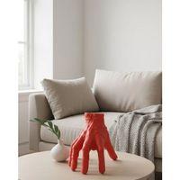 3d Kırmızı El Dekor 17x16 Cm Gotik Ve Modern Tasarım Obje