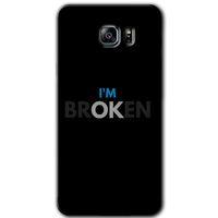 Samsung Galaxy Note 5 HD Baskılı Kılıf + 9D Tam Ekran Koruyucu - Im Broken