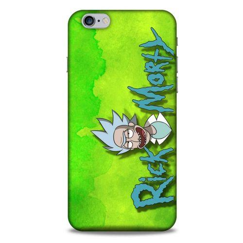 Apple Iphone 6S Plus Uyumlu Kılıf Rick And Morty (12) Koruyucu Silikon Space Cruiser / Car