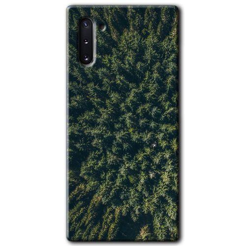 Galaxy Note 10 Kılıf HD Desen Baskılı Arka Kapak - Çam Ağacı Ormanı