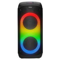 MICROLAB M61, 80W, Taşınabilir, BT/USB/AUX/TF/TWS, RGB Işıklı, 2400mAh Batarya, 2adet VHF Mikrofon, Karaoke/Parti, Bluetooth Speaker,