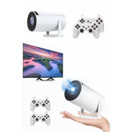 Projeksiyon Cihazı Video Oyun Konsolu Projektör Taşınabilir Ayaklı Çift Kollu 4k Çözünürlüklü