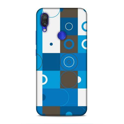 Xiaomi Redmi Note 7 Pro Uyumlu Kılıf Insomnia (27) Tasarımlı Kılıf Mavi Beyaz