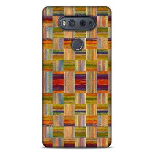 Lopard LG K61 Uyumlu Kılıf Wood'X (49) Ultra Silikon Kılıf Baskılı