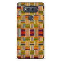 Lopard LG K61 Uyumlu Kılıf Wood'X (49) Ultra Silikon Kılıf Baskılı