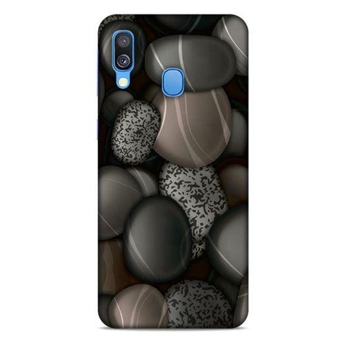 Samsung Galaxy A40 Kılıf Baskılı Özel Seri Taşlı (8) Baskılı Kılıf