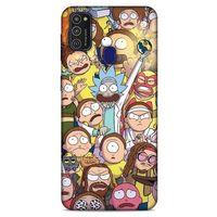 Samsung Galaxy M21 Uyumlu Kılıf Rick And Morty (34) Slim Armor Kılıf Manager Morty