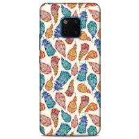 Huawei Mate 20 Pro Kılıf Desenli Özel Seri Tüyler (36) Glitter Kılıf