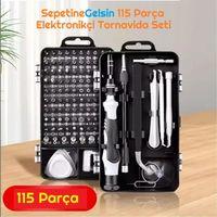 Sepetinegelsin 115 Parça Elektronikçi Tornavida Seti