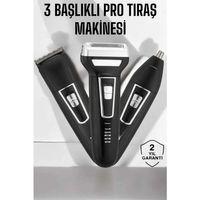 3 Başlıklı Profesyonel Tıraş Makinesi