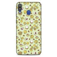 Frutix Longan 01 Samsung Galaxy M20 Kılıf Desenli Silikon
