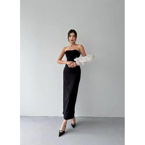 ÖNÜ KURDALELİ KAELM ELBİSE