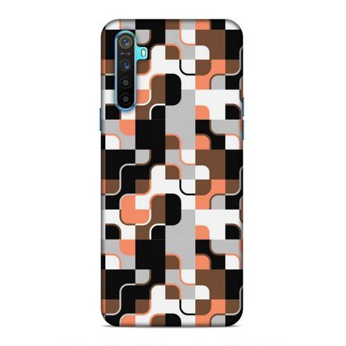 Realme 6i Uyumlu Kılıf Insomnia (47) Crystal Flex Kılıf Siyah Portakal