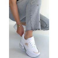 Wody Beyaz Cilt Simli Bağcıklı Spor Ayakkabı