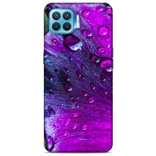 Oppo Reno 4 Lite Uyumlu Kılıf Mor Delisi (34) Slim Armor Kılıf Damlacık