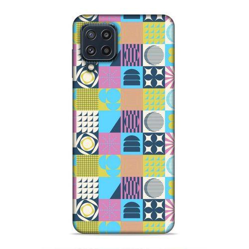Samsung Galaxy M32 Uyumlu Kılıf Insomnia (43) Thin Fit Kılıf Mavi Sarı