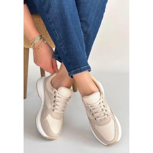 Slar Vizon Cilt Bağcıklı Spor Ayakkabı