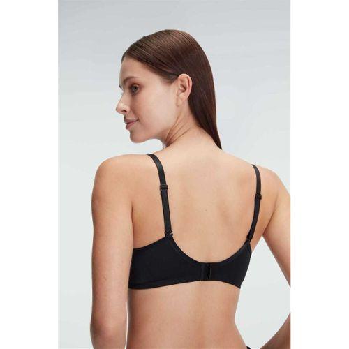 Kadın Balenli Desteksiz Dolgusuz Askıları Çıkabilen Günlük Klasik T-shirt Sütyeni