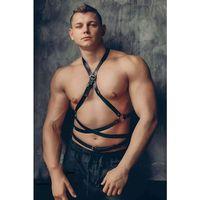 Bele Dolamalı Deri Erkek  Fantazi Giyim - Brfm18