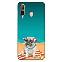 Animax Pug Plajda Samsung Galaxy A60 Kılıf Desenli Silikon
