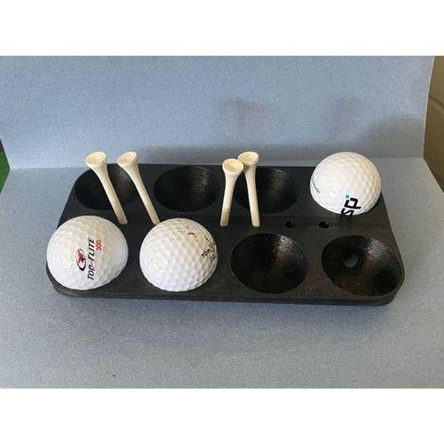 Masaüstü Çift Golf Topu Tutucu Stand (Bu ürün Sadece Plastik parçadır - Almadan Önce Soru Sorabilirsiniz)