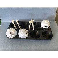 Masaüstü Çift Golf Topu Tutucu Stand (Bu ürün Sadece Plastik parçadır - Almadan Önce Soru Sorabilirsiniz)