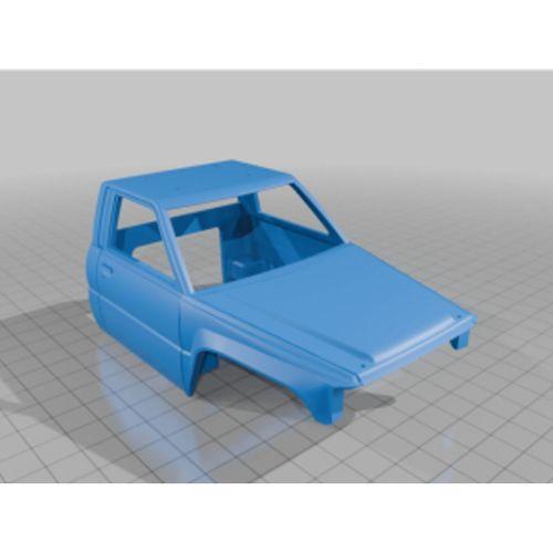 SCX24 Sıkıştırılmış Toyota Gövdesi (Bu ürün Sadece Plastik parçadır - Almadan Önce Soru Sorabilirsiniz)