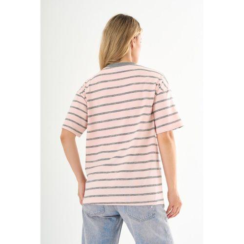 ALEXANDERGARDI Cep Detaylı Çizgili T-shirt