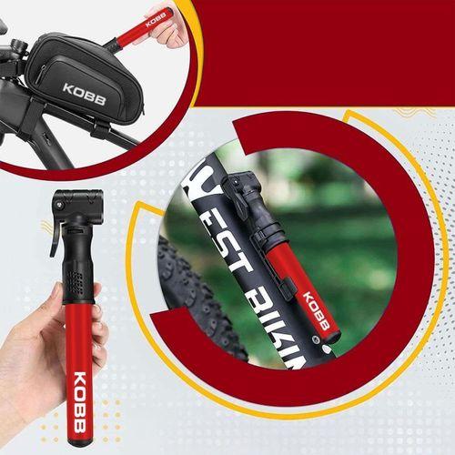 KOBB KB2203 87 PSI Bisiklet Lastik Şişirme Taşınabilir Mini El Pompası + Bisiklet Montaj Aparatı
