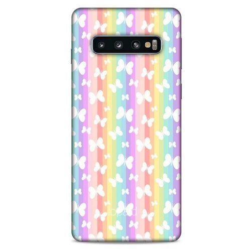 Samsung Galaxy S10 Kılıf Kelebek Etkisi (11) Tam Koruma Su Yeşili