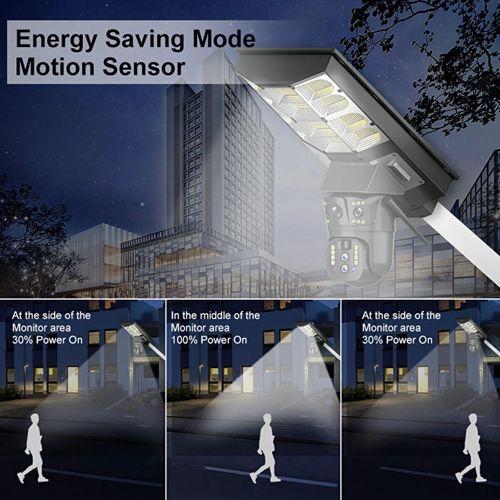 Avenir AV-SL400W 4MP 3.6MM Çift Kameralı Wifi Solar Panelli Sokak Lambası