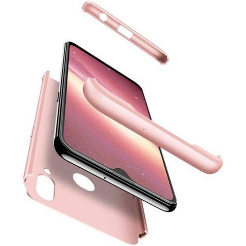 Samsung Galaxy A10S Uyumlu Kılıf Koruyucu Sert Double Dip Protective Siyah-Mavi