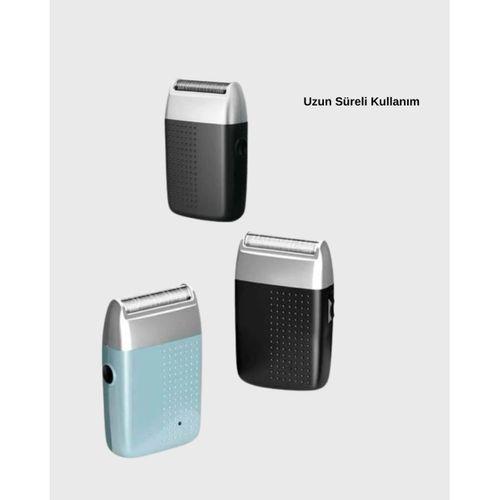 Kablosuz Şarjlı Sakal Tıraş Makinesi – Kuru Kullanım, Uzun Pil Ömrü
