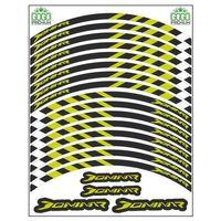 BAJAJ Bajaj Florasan Sarı Dominar Uyumlu Baskı 1 Set Jant Şeridi