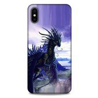 Apple iPhone XS Max Kılıf Dragons (37) Silicone Cover Ejderha Meyvesi