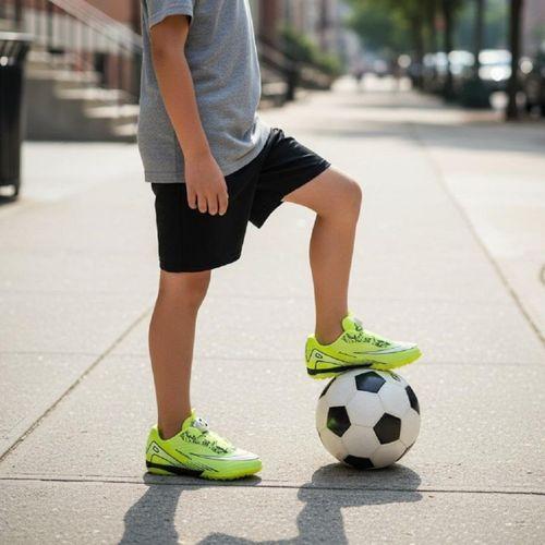 Laliga 620 Sarı renk Mekanizma lı Erkek Çocuk Halı Saha Ayakkabı