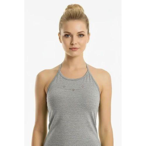 Boyundan Bağlamalı Taş İşlemeli Atlet