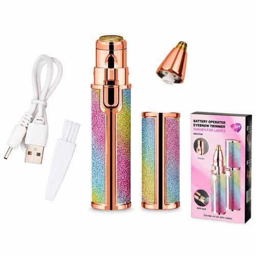 USB Şarjlı 2-in-1 Burun ve Yanak Tüy Alma Makinesi
