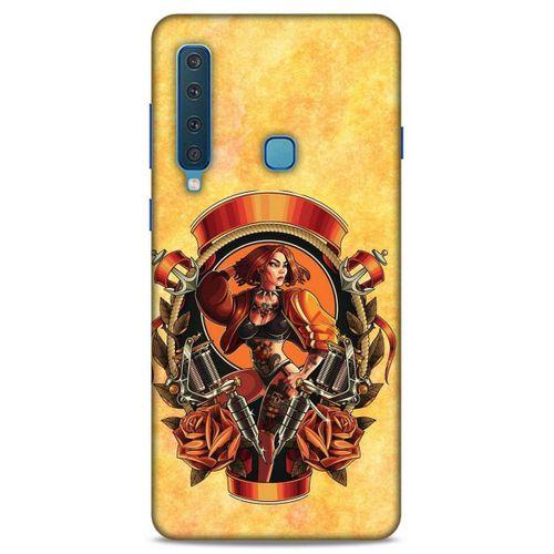 Lopard Samsung Galaxy A9 2018 Uyumlu Kılıf Tattoo's (15) Antişok Kılıf Kadın Dövmeleri