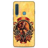 Lopard Samsung Galaxy A9 2018 Uyumlu Kılıf Tattoo's (15) Antişok Kılıf Kadın Dövmeleri