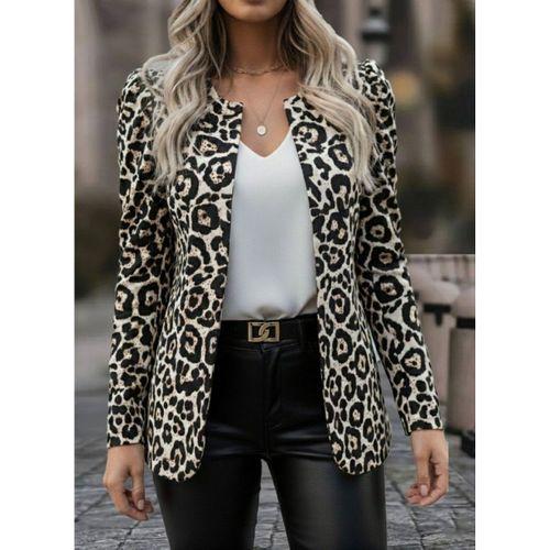 Kadın Uzun Kollu Alın Omuz önü Açık şardonlu Dalgıç Ceket