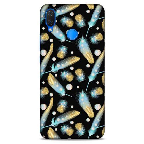Huawei Psmart 2019 Kılıf Desenli Özel Seri Tüyler (26) Tpu Silikon Kılıf