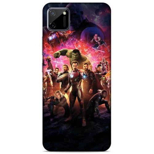 Lopard Realme C11 Uyumlu Kılıf IMDB Film (29) Arka Koruma Kılıfı Yenilmezler