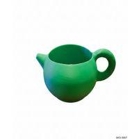 Yeşil Caydanlik Seklinde Mini Dekoratif Saksi 6 Cm Masa Ustu Ofis Dekoru