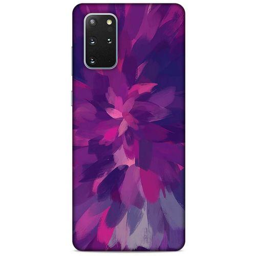 Samsung Galaxy S20 Plus Uyumlu Kılıf Mor Delisi (43) Thin Fit Kılıf Yağlı Boya